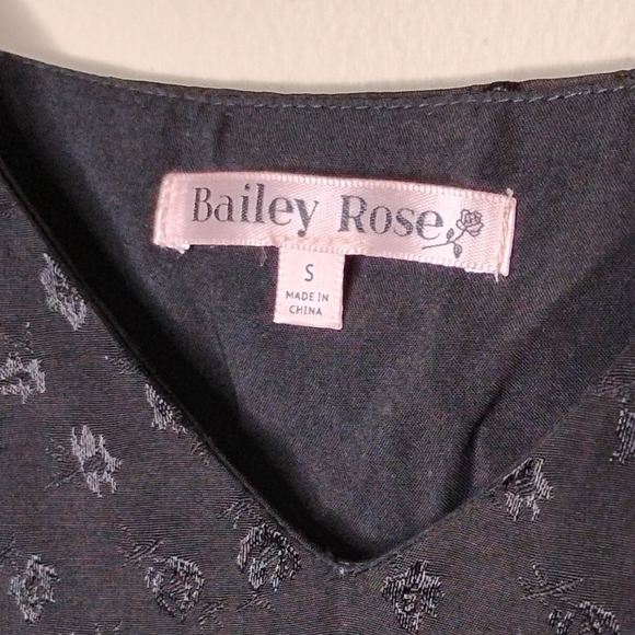 NWT Bailey Rose Black Slinky Slip Dress Size S Y2K Festival Party Night Out - Picture 8 of 12